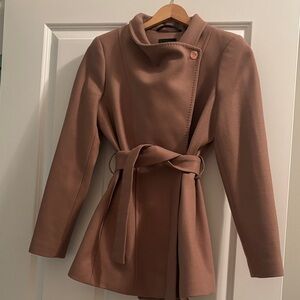 Ted Baker London Brown Belted Coat